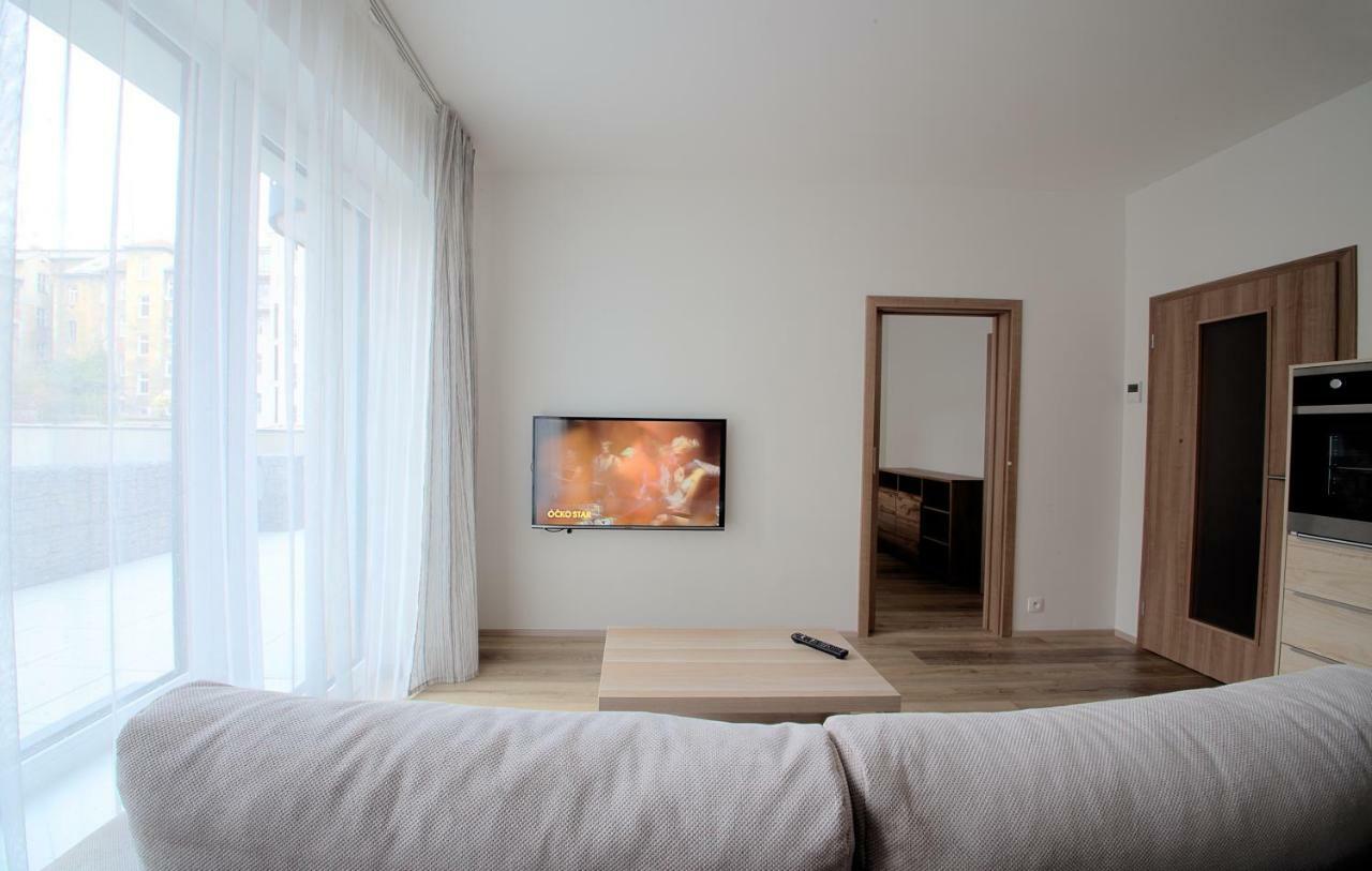 Sunny, Fully Furnished Studio Type With Terrace Plzeň Exterior foto